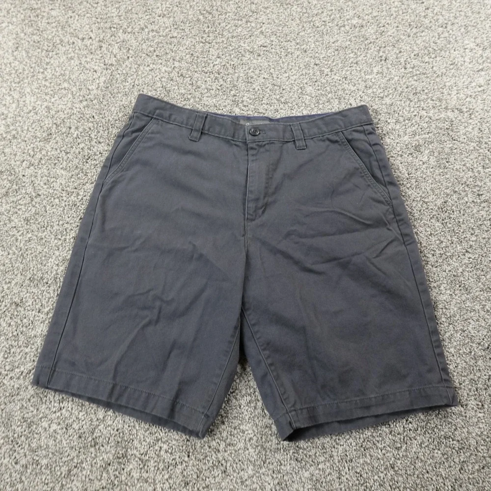 Eddie Bauer Shorts Mens 34 Gray‎ Chino Hiking Outdoor Flat Front Trail Camp Trek